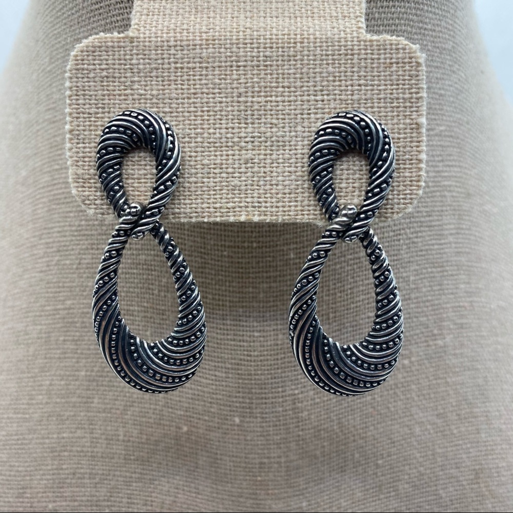 James Avery Sterling Silver Beaded Pierced Earrings